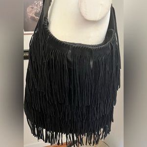 Camila Alves Genuine Leather/Suede Shoulder Bag